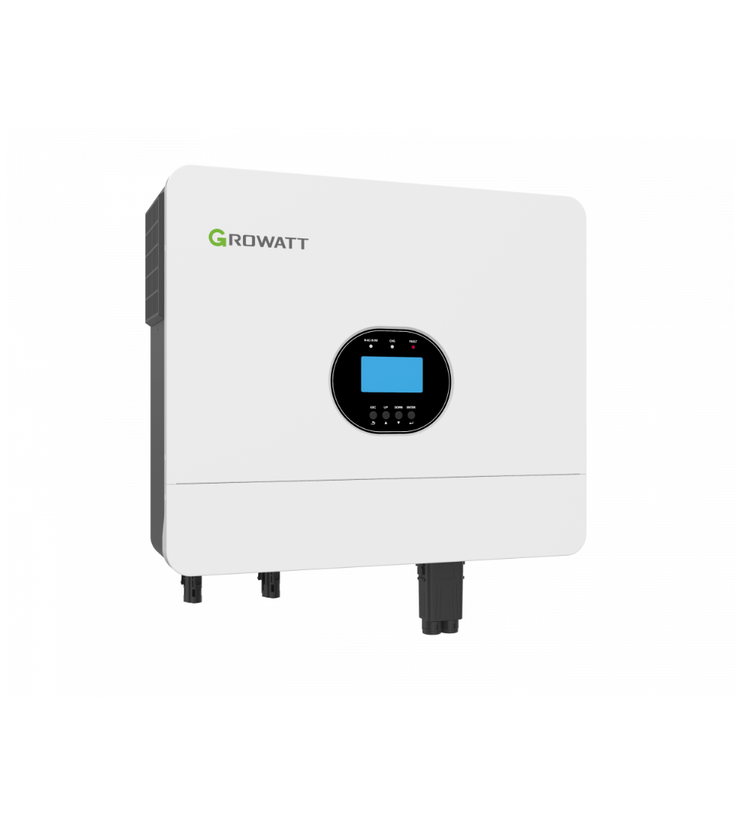 سانورتر 6 کیلووات، 48 ولت، 100 آمپر MPPT برند Growatt مدل SPF 6000 ES Plus